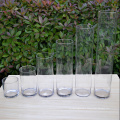 Haonai glass hot sale! clear glass candle cup